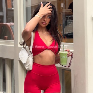 CSB扭结serenity sierra crop裸感美背健身休闲速干跑步运动文胸