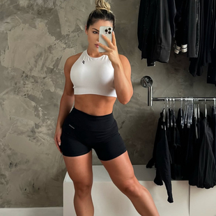 DYE新款 跑步背心健身衣 肚兜无缝健身背心女运动瑜伽上衣防震无袖