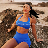 DFYNE健身裤 女 新色impact蜜桃显臀提臀中高腰紧身收腹三分健身裤