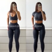 DYE Scrunch2大蜜桃提臀高腰紧身九分女高弹运动跑步瑜伽健身长裤