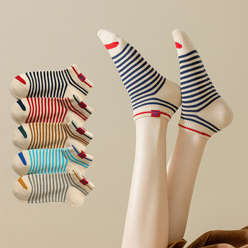 袜子女纯棉防臭防脚气加厚透气