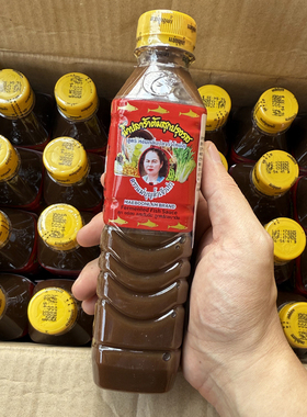 泰国MAEBOONLAM梅文兰鱼酱发酵臭鱼酱鱼汁青木瓜沙拉调料酱400g