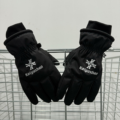 【卡秋山】冰爪滑雪可触屏3M新雪丽棉手套户外三防保暖加绒手套