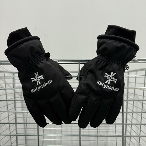 【卡秋山】冰爪滑雪可触屏3M新雪丽棉手套户外三防保暖加绒手套