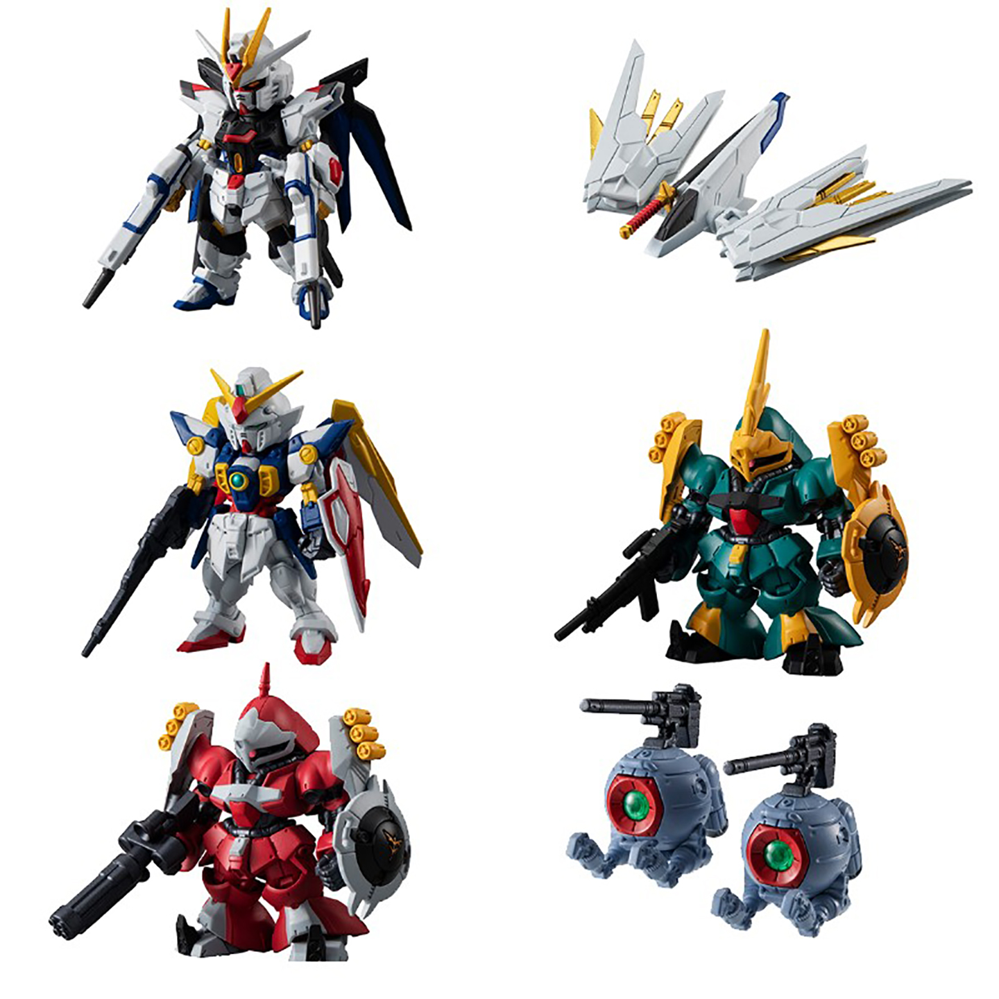 Bandai/万代食玩高达自由正义