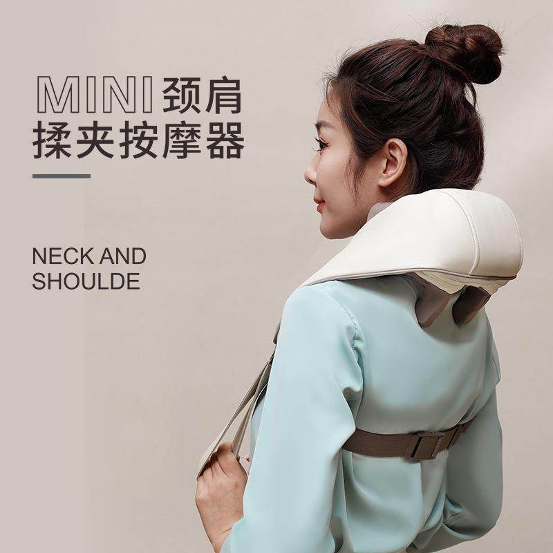 颈椎按摩器充电肩颈腰部背部脖子枕肩膀斜方肌颈部电动揉捏按摩仪