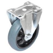 J-CPF01-D125-RC 5寸东莞怡合达轮宽32MM 固定轮脚轮