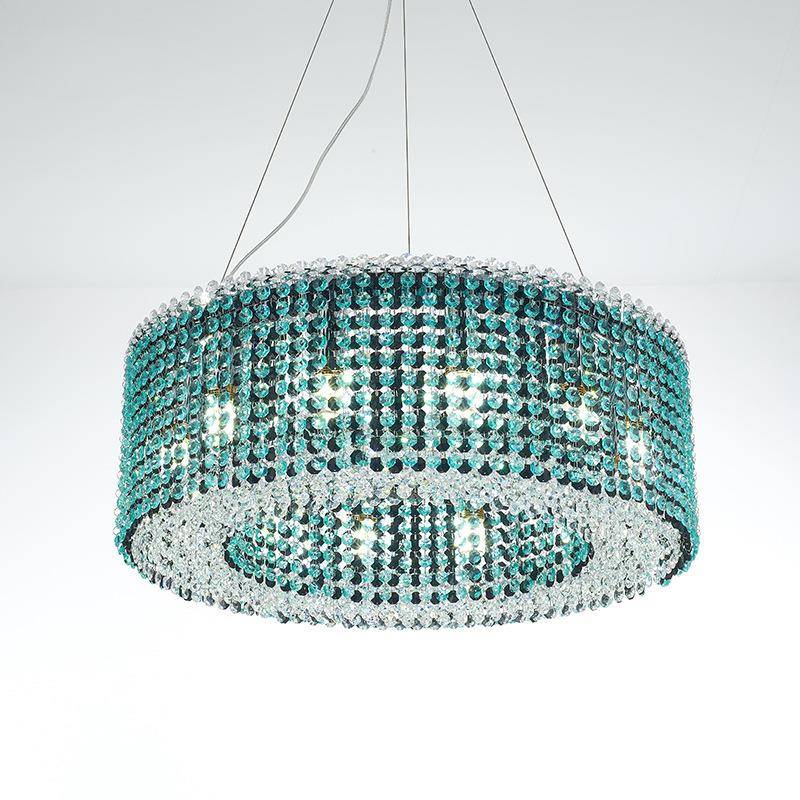 轻奢简约意式K9水晶灯客厅吊灯餐厅创意个性设计师艺术大气卧室灯