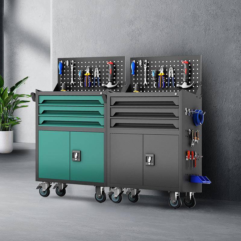 汽修工具车车间工具柜多功能工具箱小推车维修五金零件加厚手推车