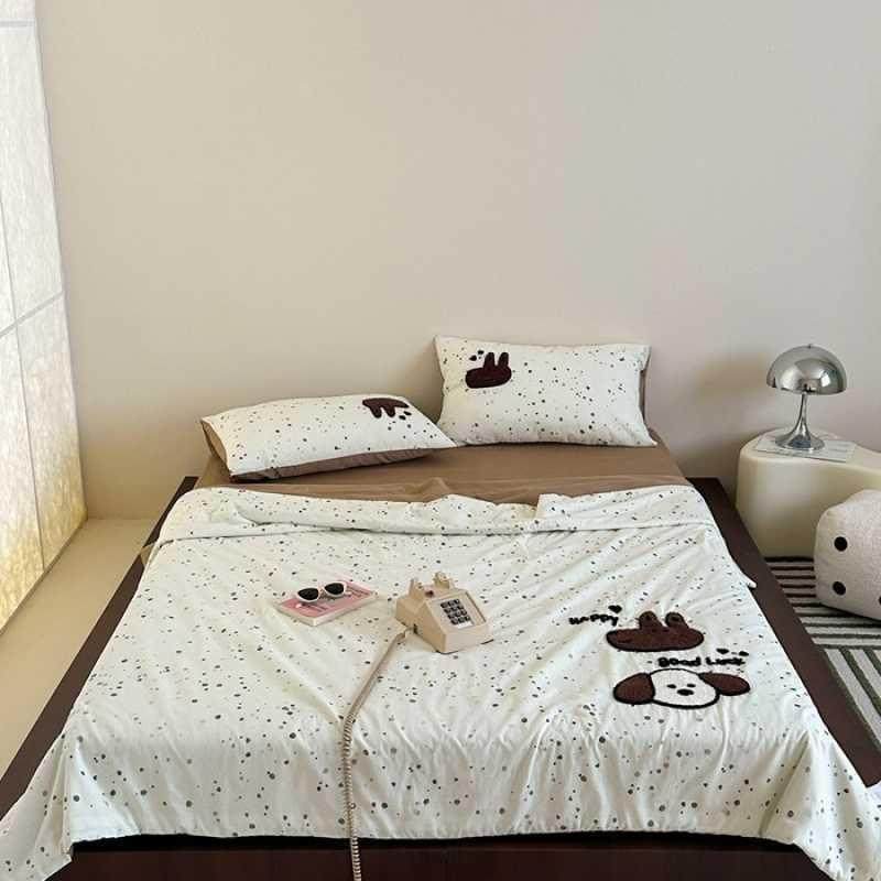 2025年款印花被子 刺绣毛巾绣花轻薄被子 可水洗 夏凉被多件套