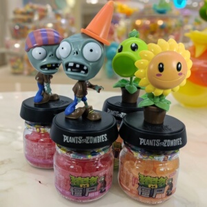 书生百味软糖95g植物大战僵尸维C糖玩具摆件趣味零食儿童休闲礼物