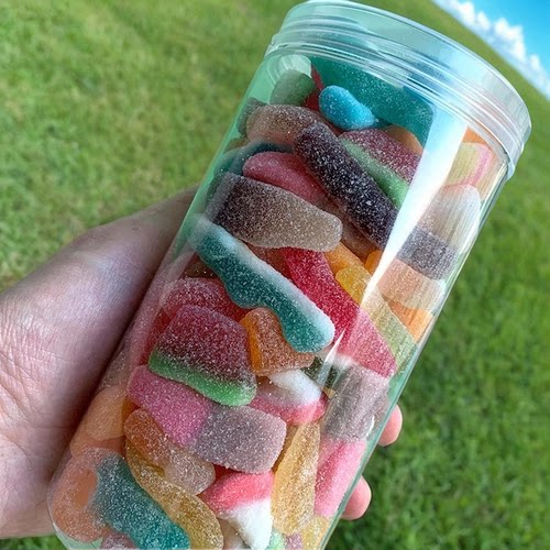 酸沙混合装橡皮糖qq果汁糖