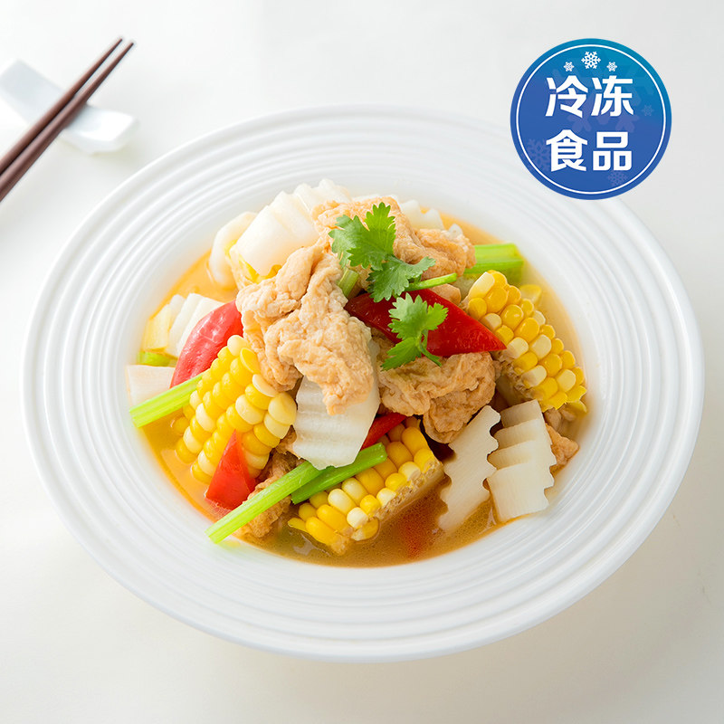 冷冻【99元任选7件】齐善素食状元福报轻辣卤水素鸡仿荤斋菜食材|ruв категории водной мясо/свежие фрукты и овощи/еда, 半成品菜, 半成品肉类 - от Buy2taobao.com для оказания профессиональной услуги покупки агента Taobao