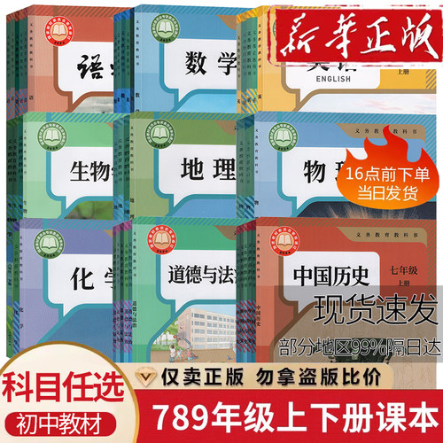 初一初二初三年级上下册