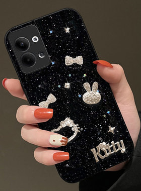 高级细闪适用OPPOReno9手机壳女款K11x防摔K12x小众A5 5G新款K10x外壳k9全包A1/2025年10保护套14/13/12