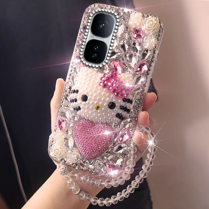 高端奢华镶钻手机壳，不掉钻，不发黄