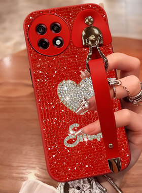 2026马年红色本命年适用oneplus一加Ace5手机壳喜庆2Pro保护套3V春节9RT过年6结婚10R腕带9Pro新年款防摔5Pro