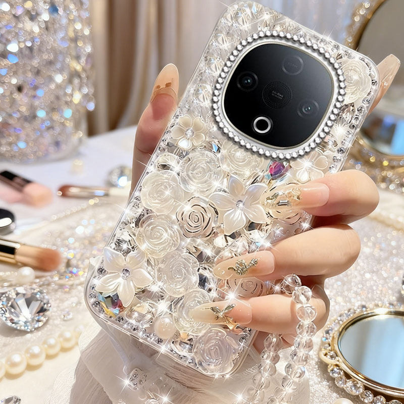 高端奢华镶钻手机壳，不掉钻，不发黄