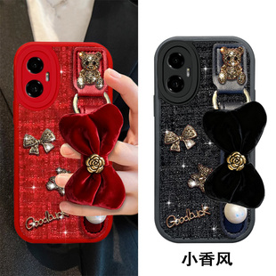 2026布艺小香风适用荣耀300手机壳高级感华为P60Art新款20春节nova7se本命年GT新年款60SE新年10se外壳pura80