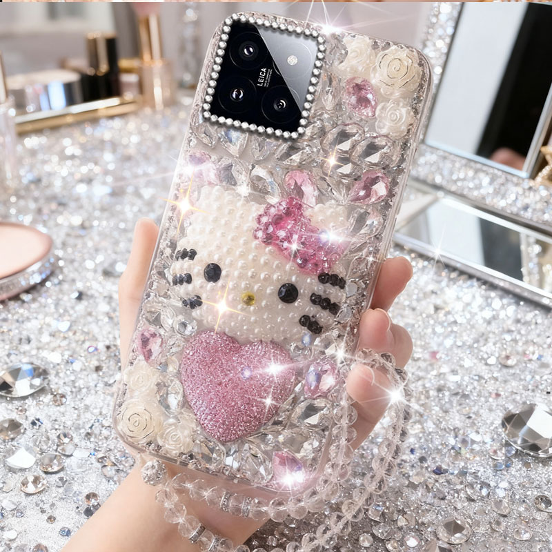 高端奢华镶钻手机壳，不掉钻，不发黄
