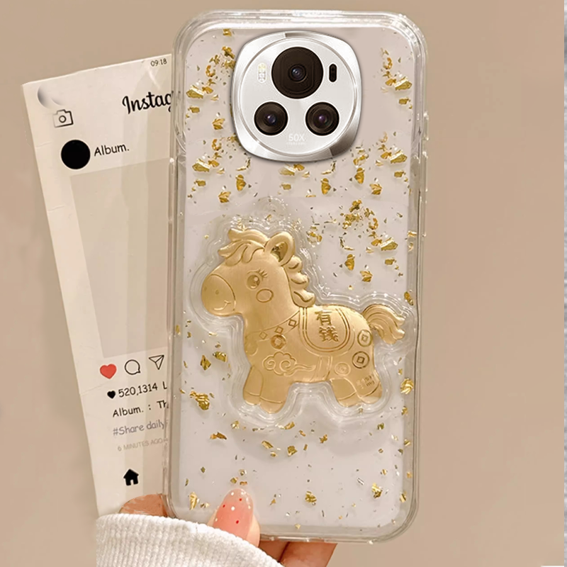 2026马年新款，透明高级金箔，不发黄