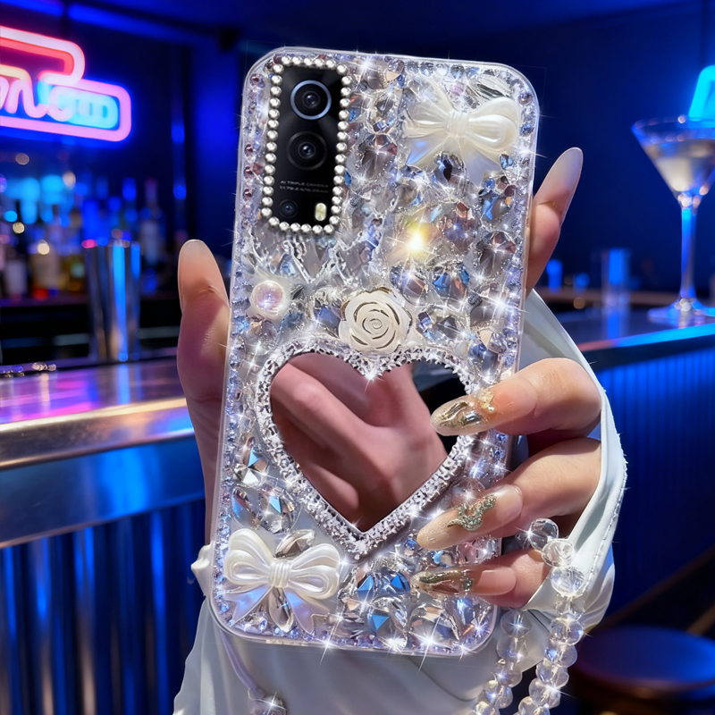 高端奢华镶钻手机壳，不掉钻，不发黄