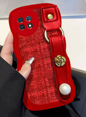 2026新款布艺小香风适用oneplus一加11手机壳喜庆9Pro高级感NordCE3红色Ace2Pro过年11R防摔Ace2女款Ace结婚9