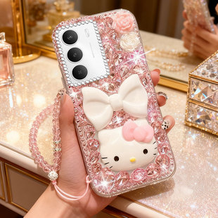 本命年11保护套GT2防摔12过年9 Speed满钻 小众GT7新品 2026卡通镶钻适用realme真我V70手机壳全包GT