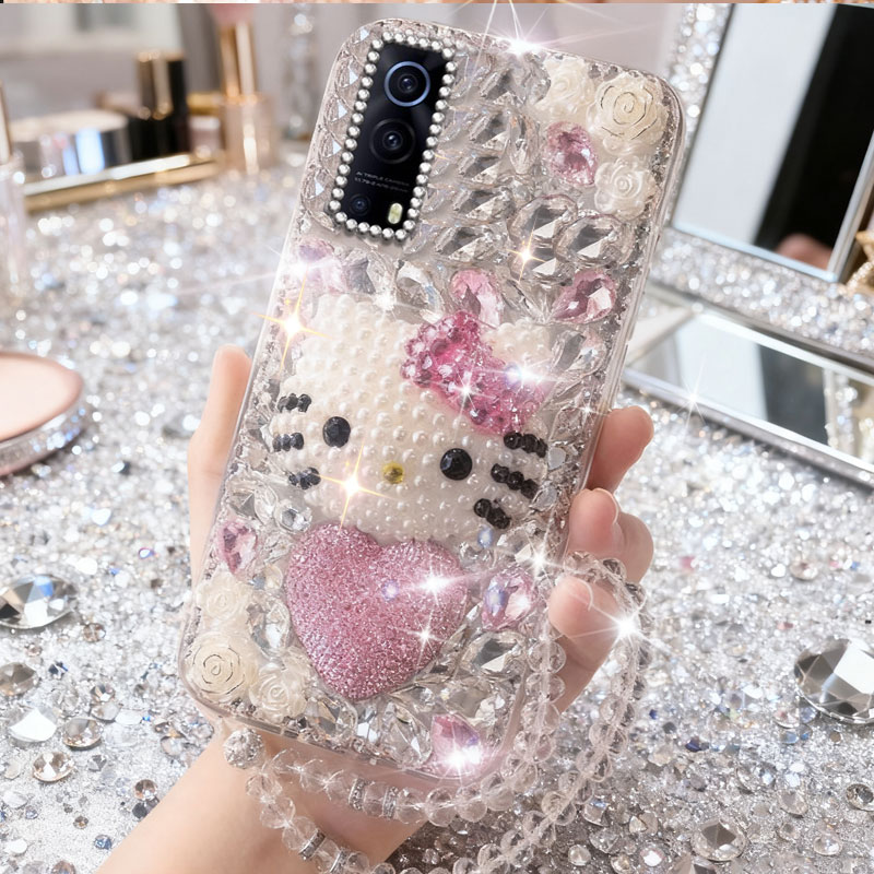 高端奢华镶钻手机壳，不掉钻，不发黄