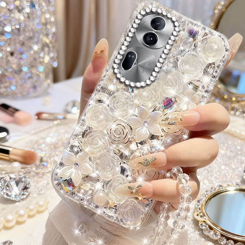 高端奢华镶钻手机壳，不掉钻，不发黄