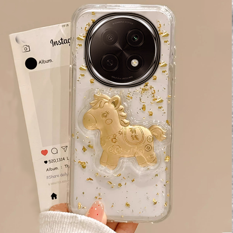 2026马年新款，透明高级金箔，不发黄