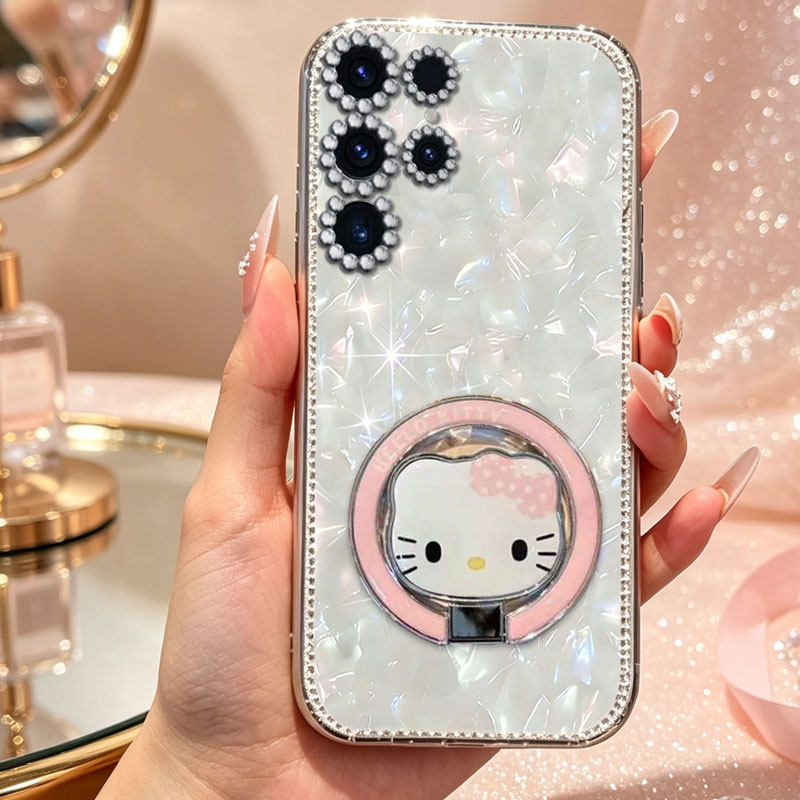 羊年新款贝壳水钻适用三星GalaxyS23Ultra手机壳全包S25+新款S26ultra硅胶S26本命年S23+秋S24Ultra新品S24