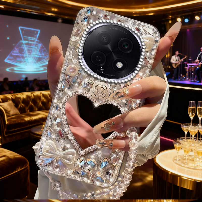 高端奢华镶钻手机壳，不掉钻，不发黄