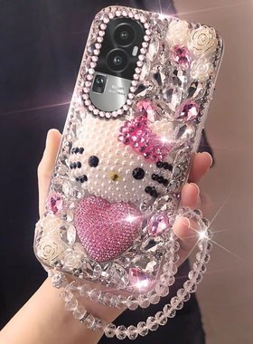 高端满钻镶钻适用OPPOReno10手机壳透明Z小众5 5G卡通9新品4SE 防摔6 女款RENO6PRO保护套/2025年7se硬壳10