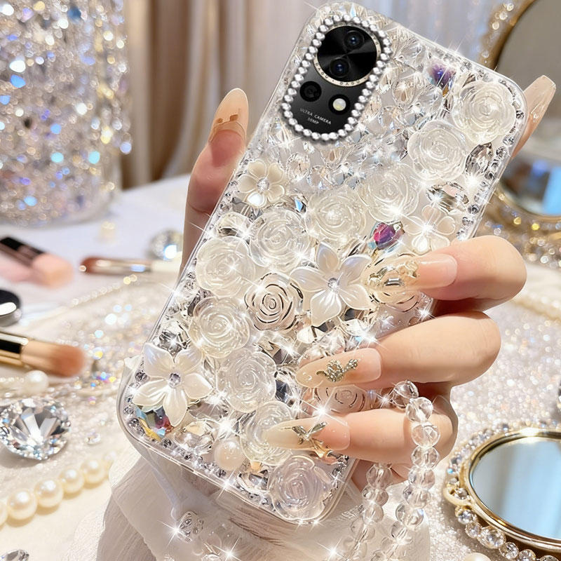 高端奢华镶钻手机壳，不掉钻，不发黄