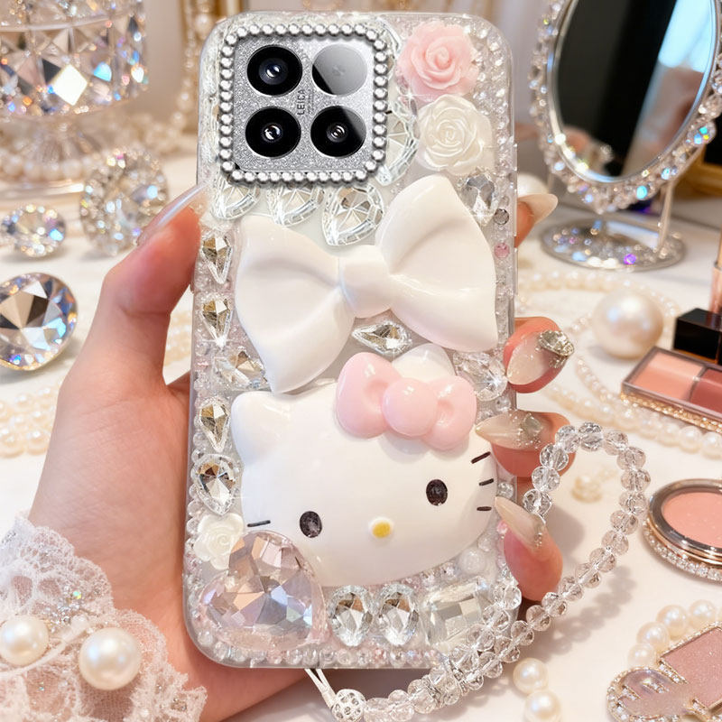 高端奢华镶钻手机壳，不掉钻，不发黄