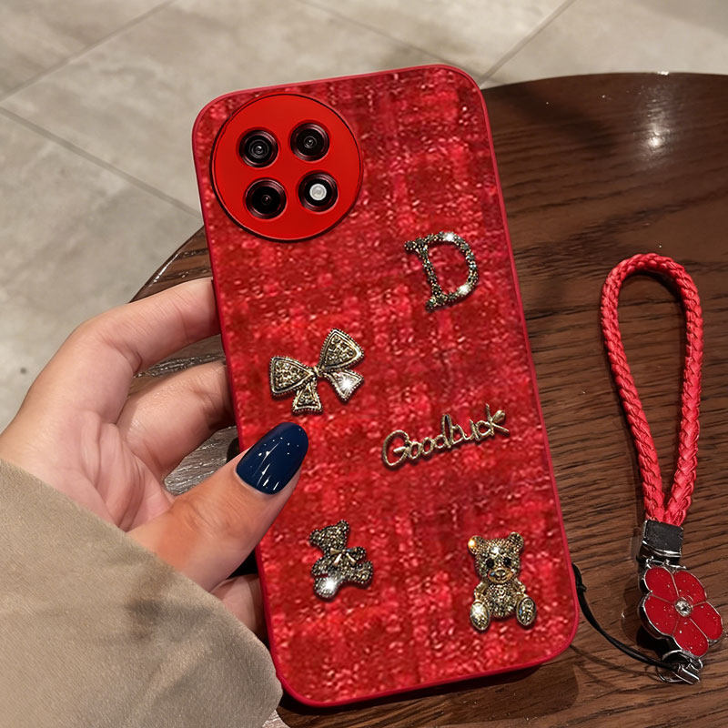 2026红色新年款，名媛针织布艺小香风