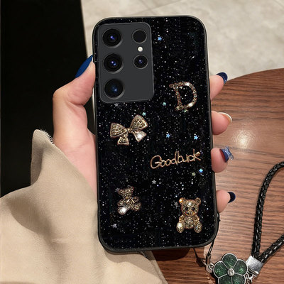 2026马年高级细闪适用三星GalaxyS23Ultra手机壳外壳S21秋冬S22+新品S25保护套S25+春节S26ultra小众S24Ultra