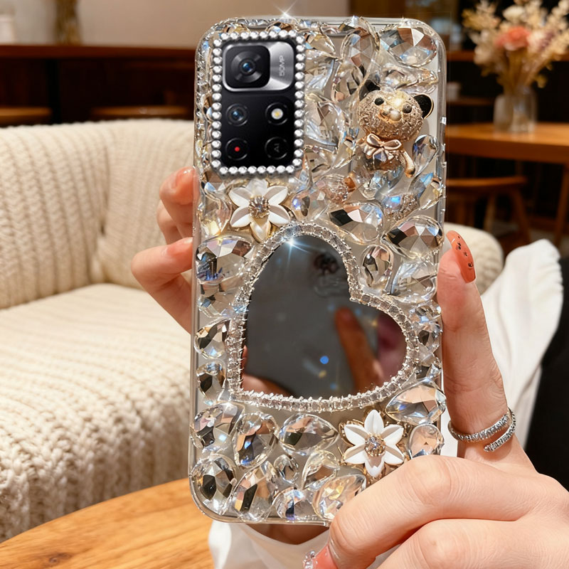 高端奢华镶钻手机壳，不掉钻，不发黄