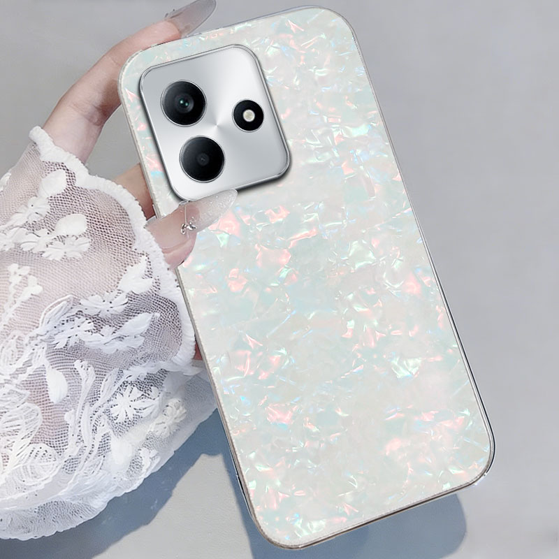 高级简约贝壳纹适用Redmi红米Note14手机壳硅胶15新品12全包12极速版新款14网红13R外壳4/2026年14夏天15防摔