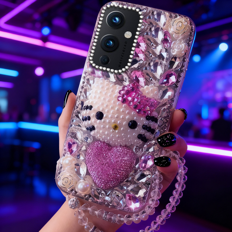 高端奢华镶钻手机壳，不掉钻，不发黄