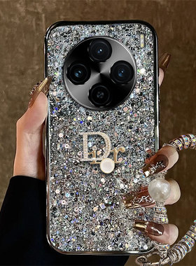 直边电镀爆闪适用vivoX100手机壳高级感小众Y78全包VIVOY76S保护套S17名媛S15E新品X90保护壳VivoX70Pro