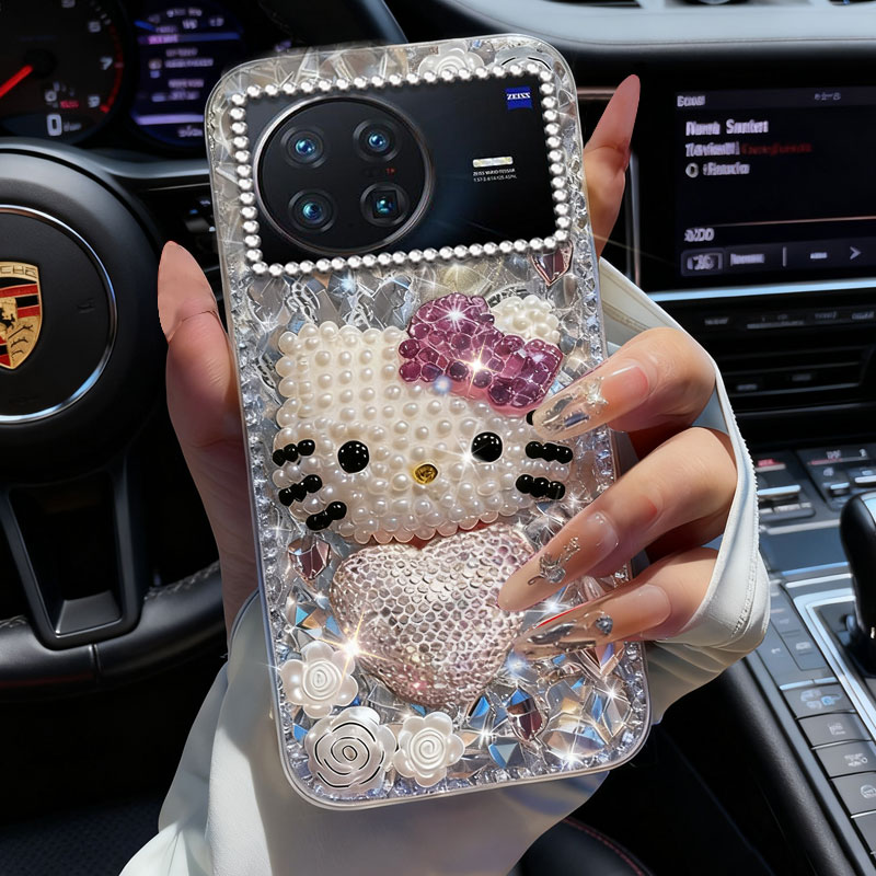 高端奢华镶钻手机壳，不掉钻，不发黄