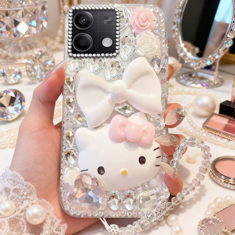 高端奢华镶钻手机壳，不掉钻，不发黄