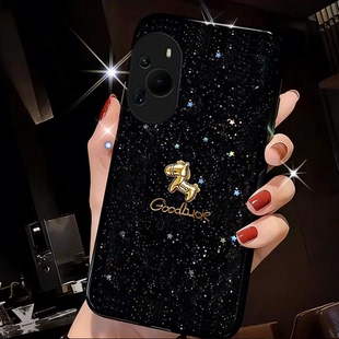 高级新款 14保护套14pro 细闪亮片适用荣耀200手机壳外壳20网红12防摔400巨好看500马年30全包100硅胶70新品