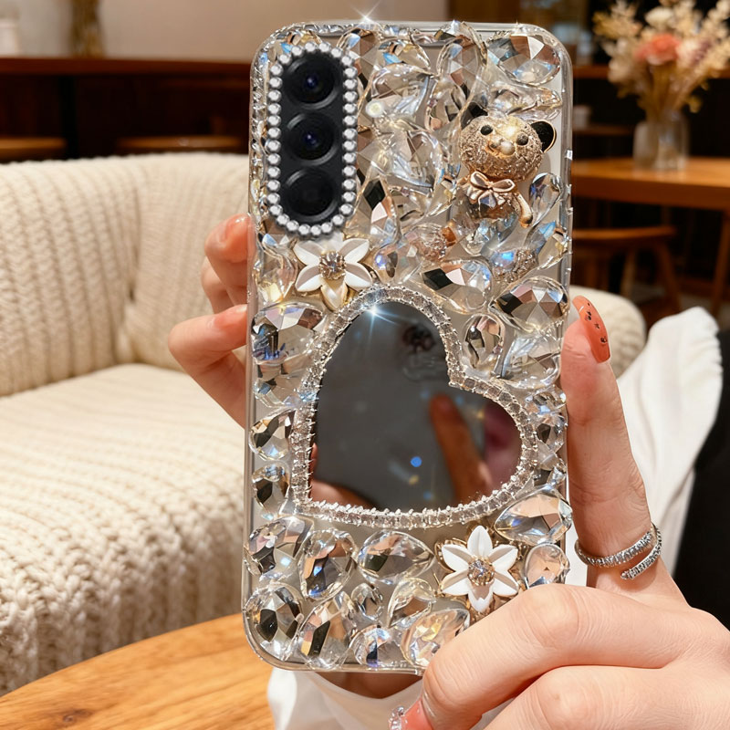 高端奢华镶钻手机壳，不掉钻，不发黄