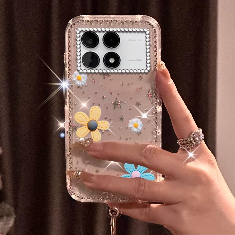 春天闪钻巨好看适用荣耀WIN手机壳女款40网红90Pro/202