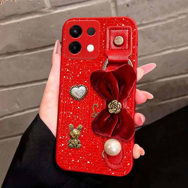 2026马年新年款，磨砂光闪皮，防摔耐磨