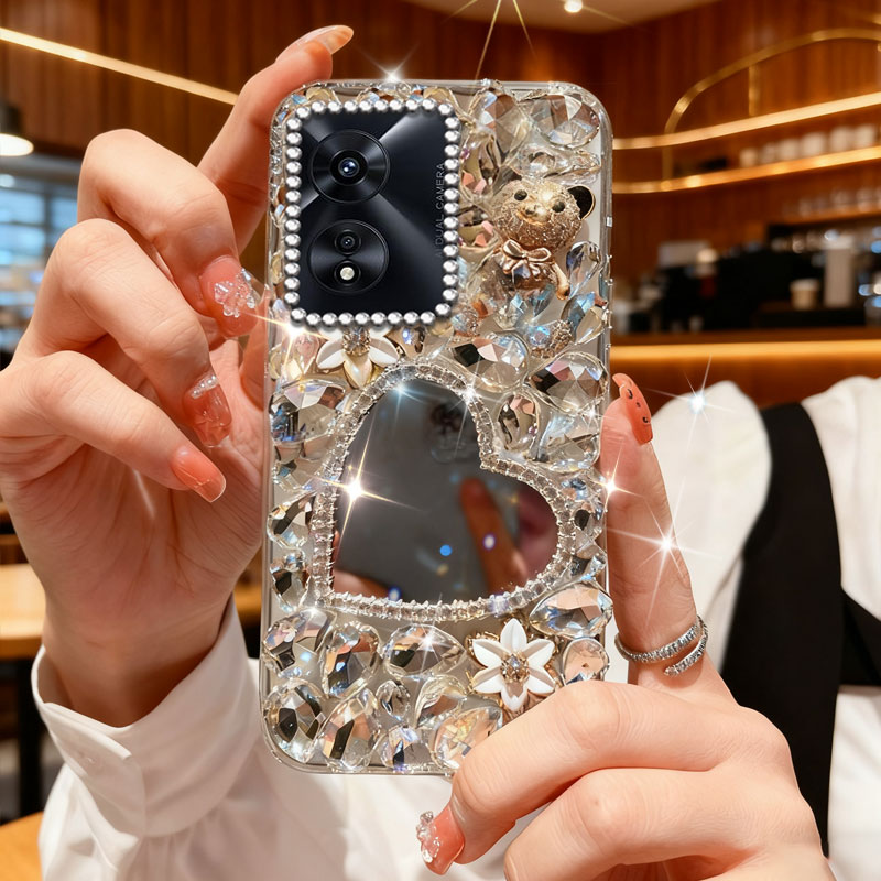 高端奢华镶钻手机壳，不掉钻，不发黄