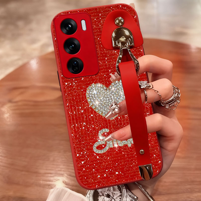 2026新款，磨砂光闪皮，带腕带更方便